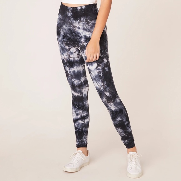 BB Dakota Pants - BB Dakota Off Duty Tie Dye Space Dye Legging